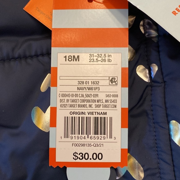 Cat & Jack Outerwear Coat | NWT - Picture 4 of 8